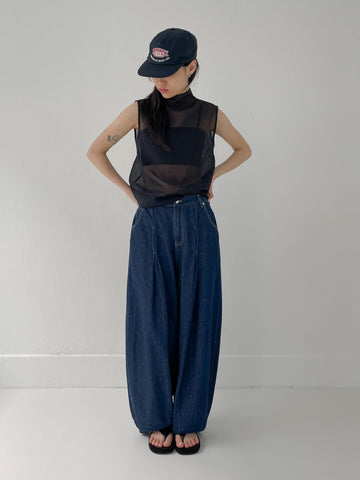 592 Stitch Balloon Wide Denim